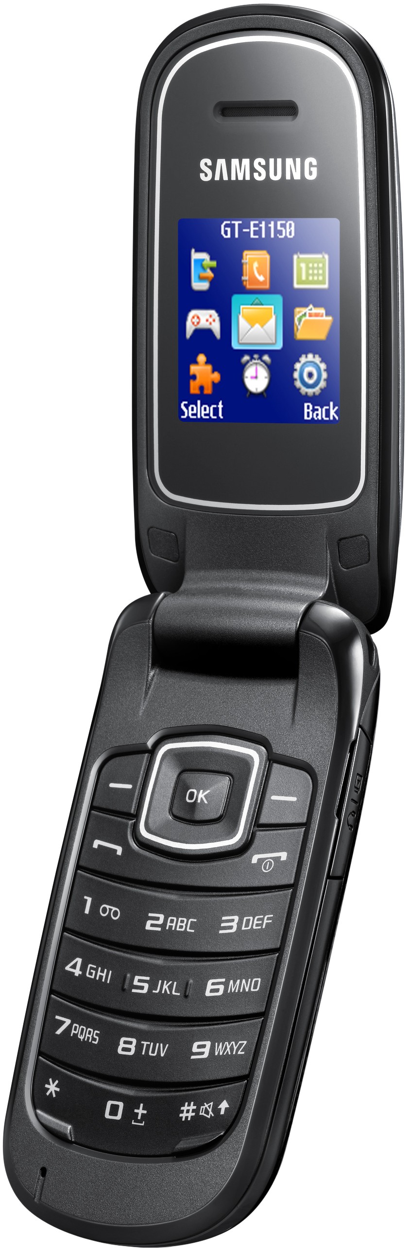 Samsung E1150 mobiltelefon (sølv)