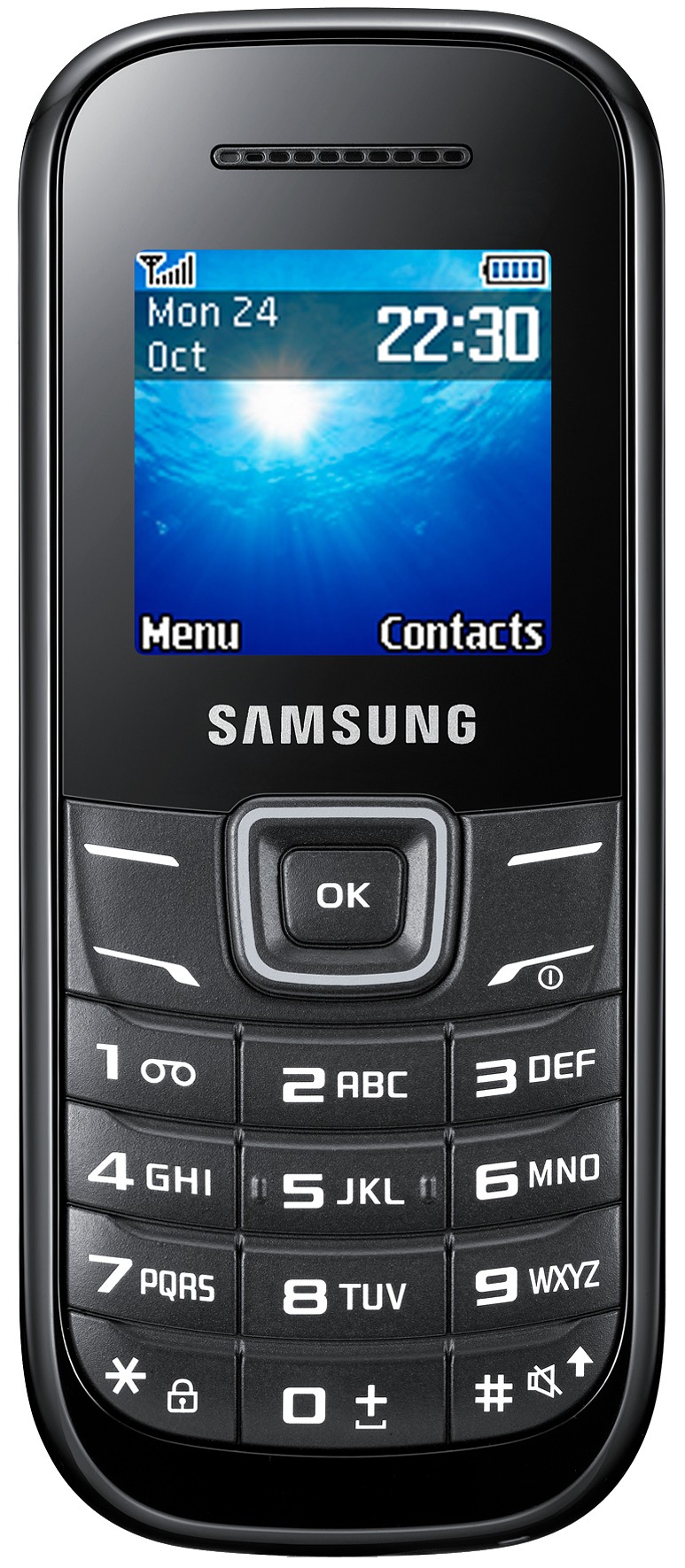 Samsung E1200 mobiltelefon (Sort)