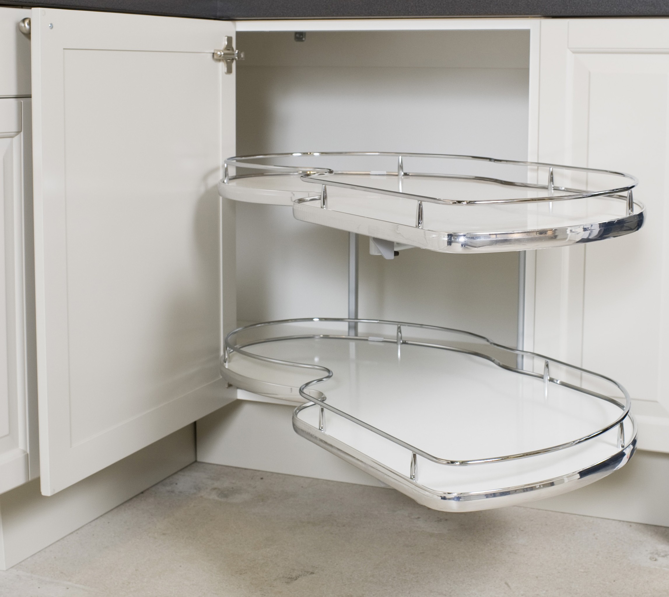Epoq Twin corner 120 cm venstre (hvid/krom)
