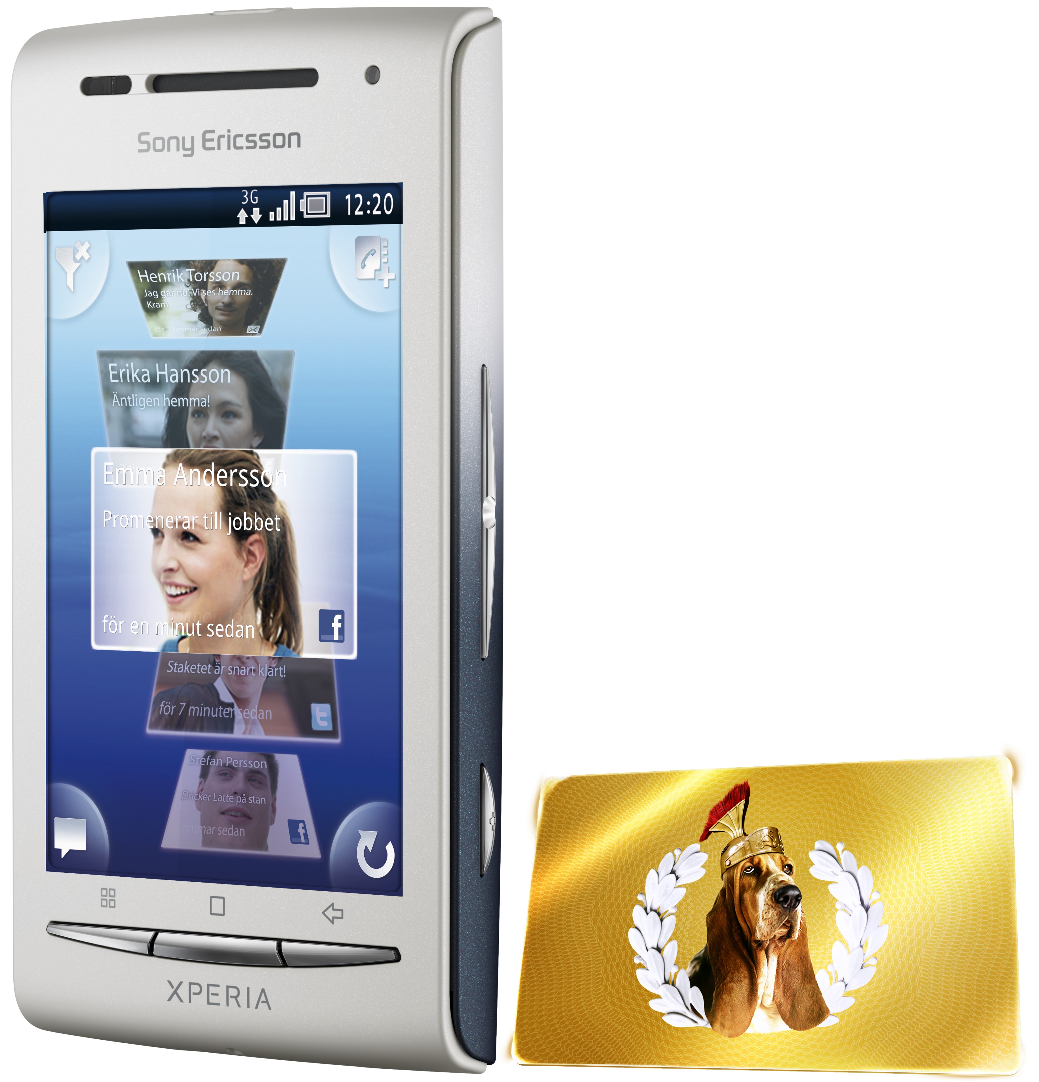Sony Ericsson Xperia X8 Smartphone (bl&aring;) Comviq