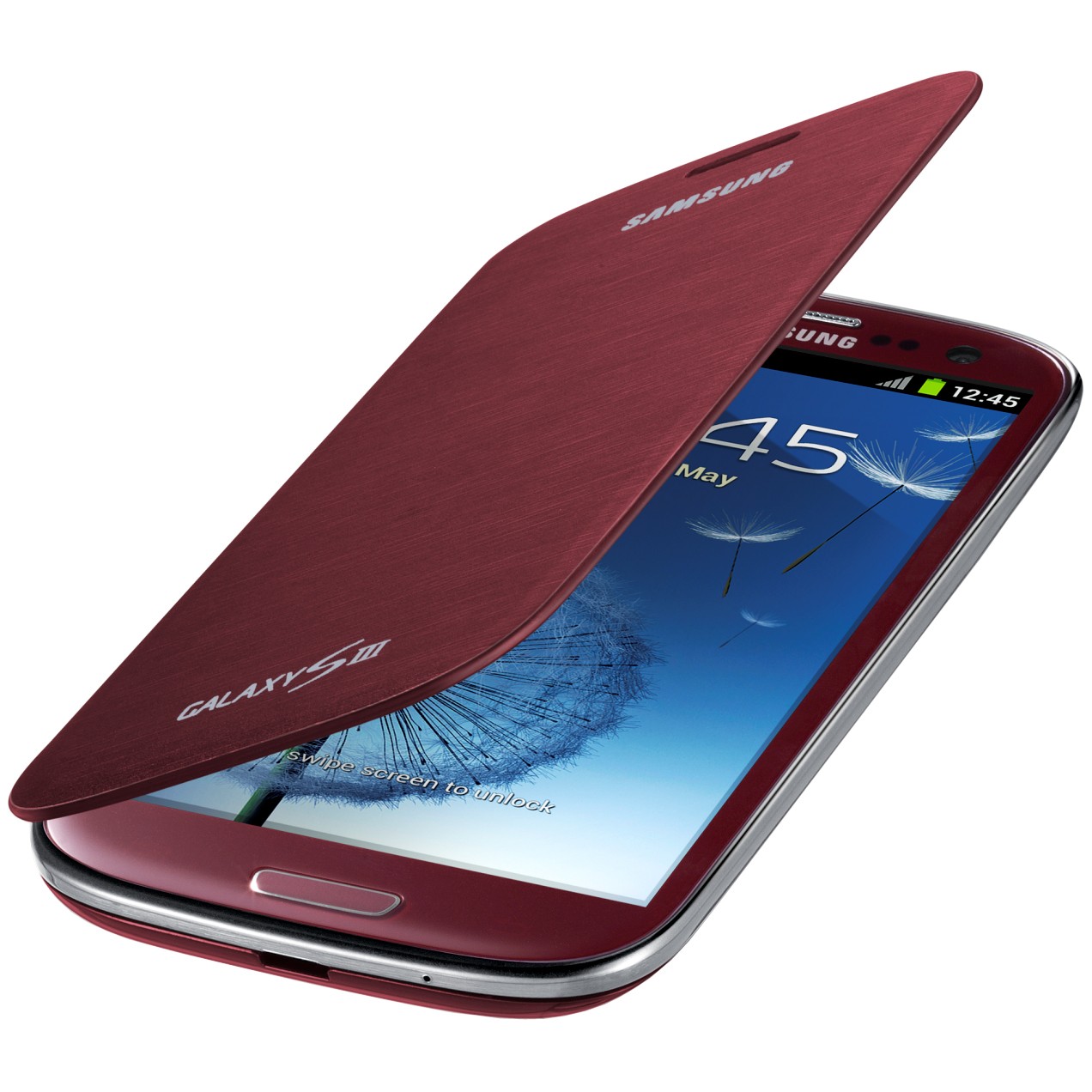 Samsung Flip Cover Galaxy S III (rød)