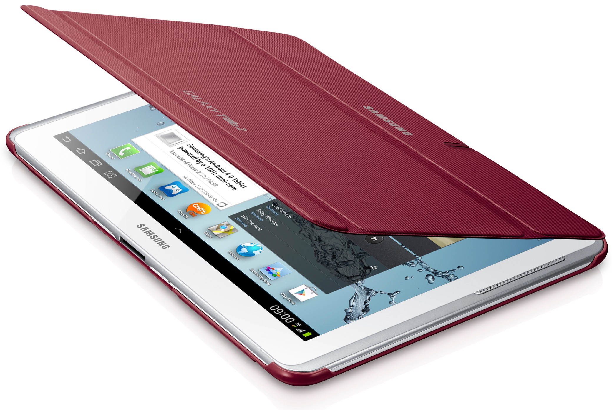 Samsung 10.1" tablet cover (rød)