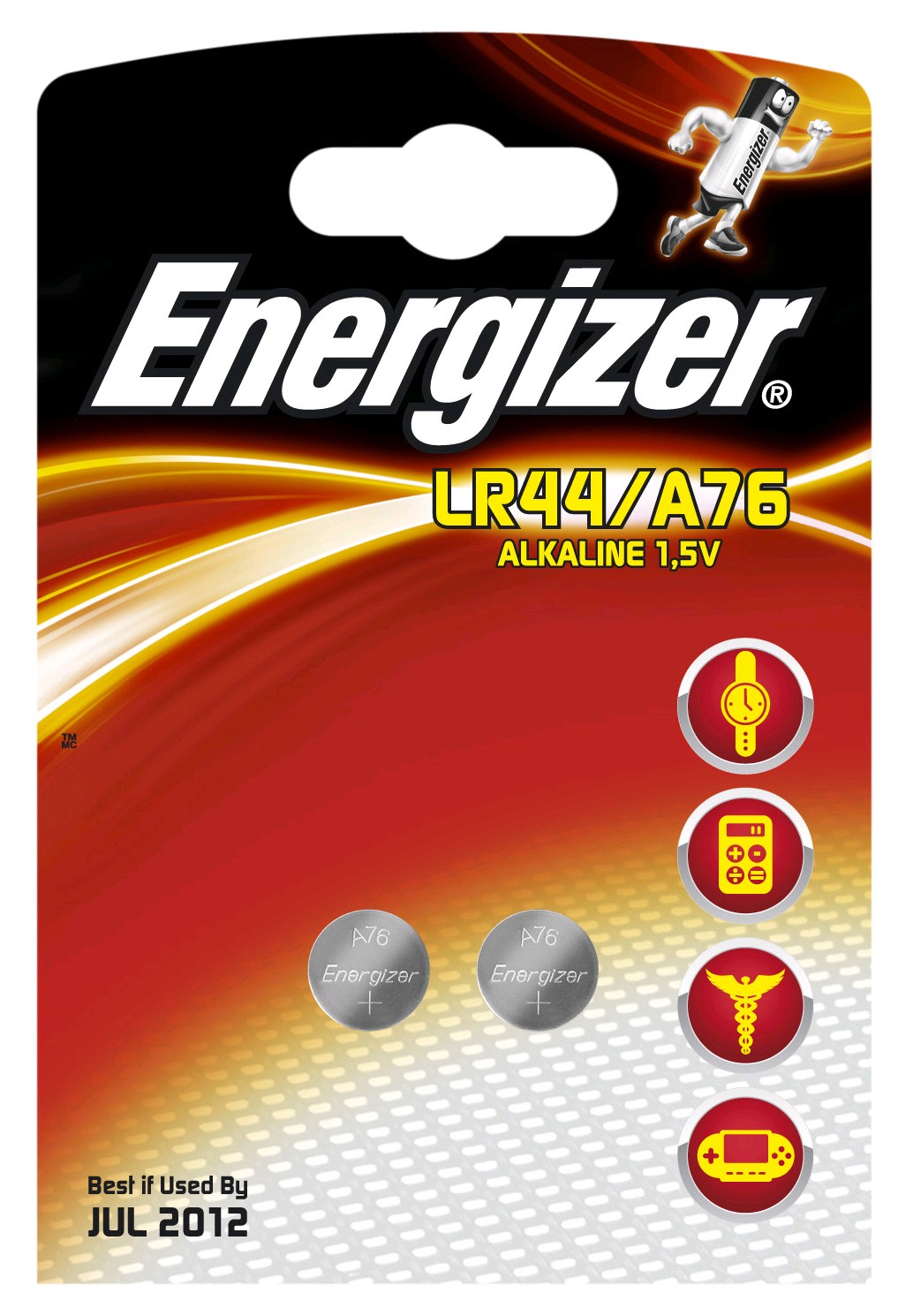 Energizer Batterier Knappcell LR44 (2 st)