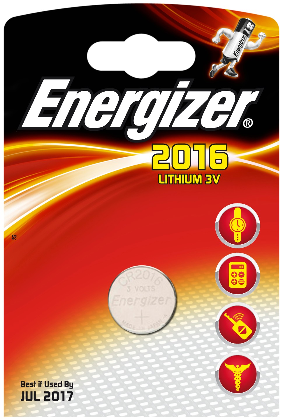 Energizer Batteri CR 2016 (1st)