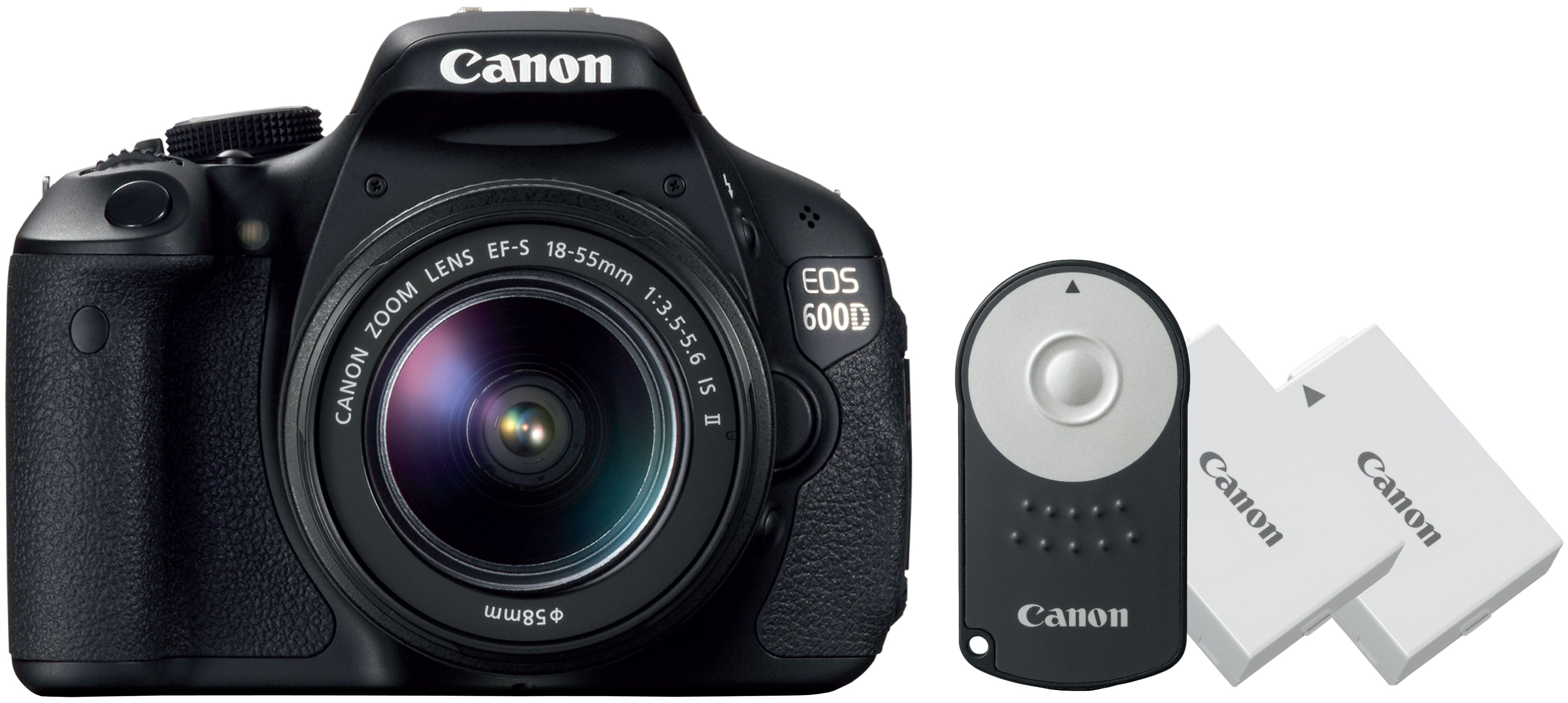 Canon EOS 600D Systemkamera 18-55IS med fj&auml;rrkontr
