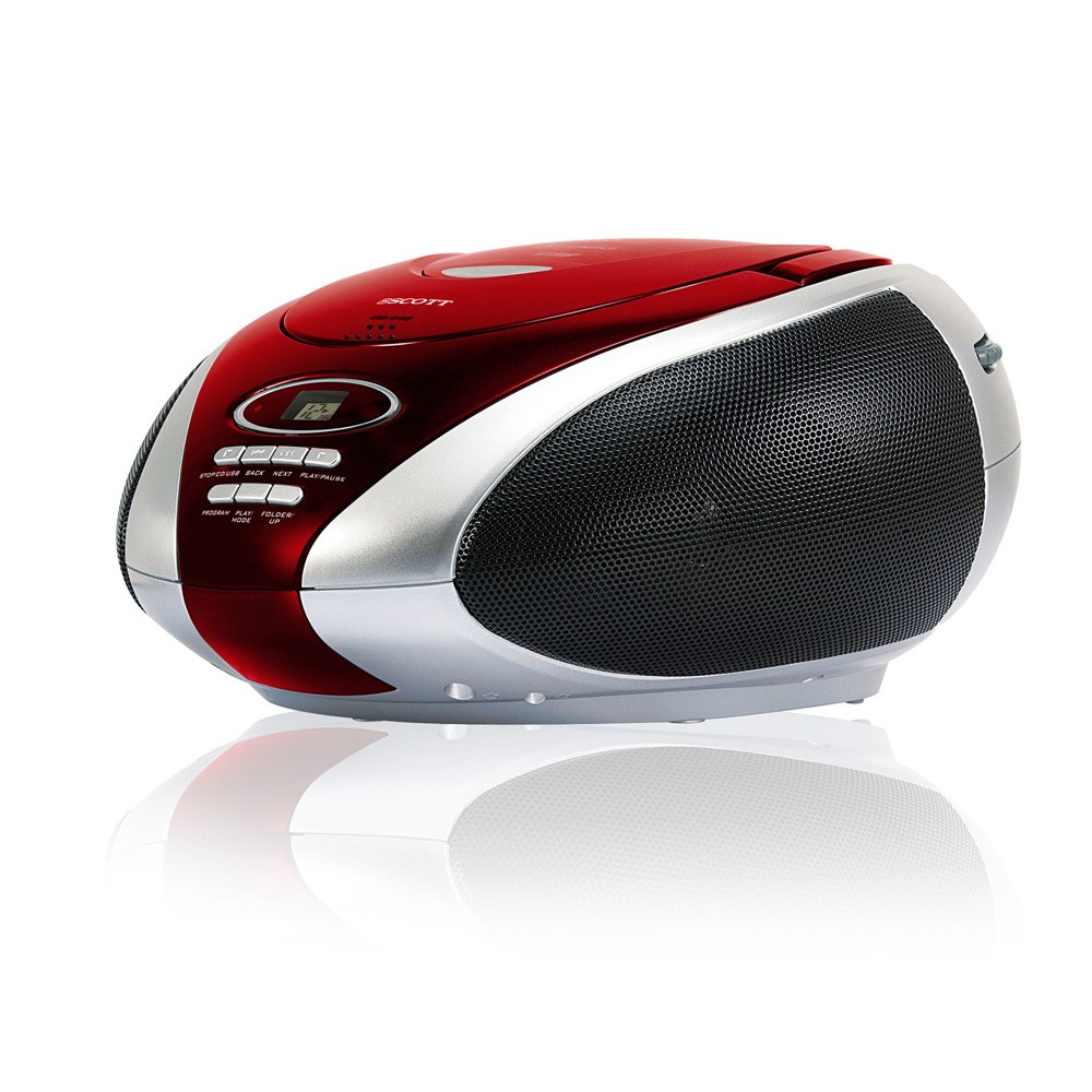 Scott ESSENTIALB5R red - r&aacute;dio s CD