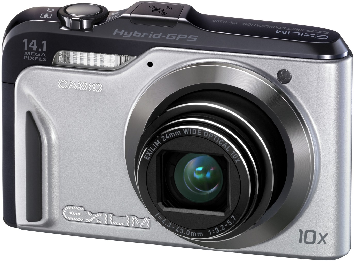 Casio EXILIM EX-H20G kompaktkamera (s&oslash;lv)