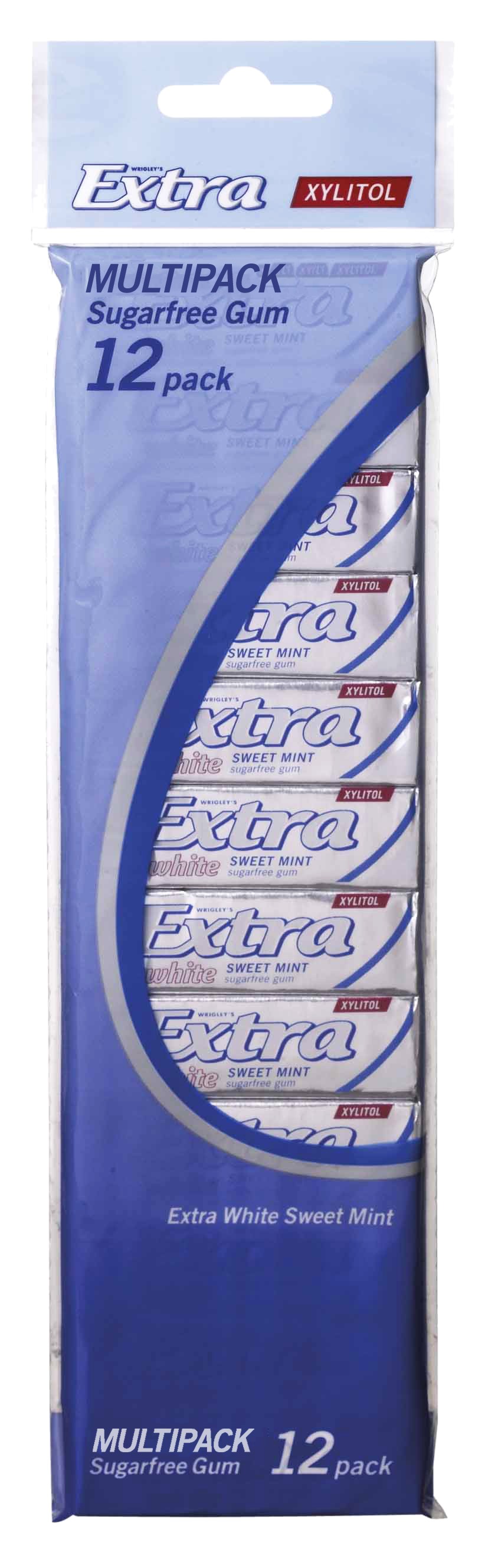 Extra White tyggegummi 12 pakk