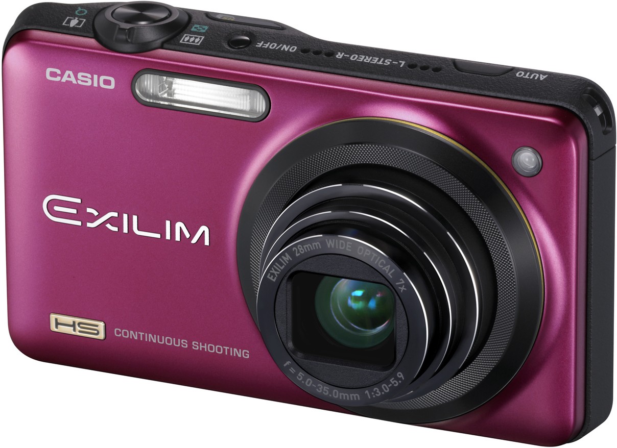 Casio EXILIM EX-ZR10 kompaktkamera (r&oslash;d)