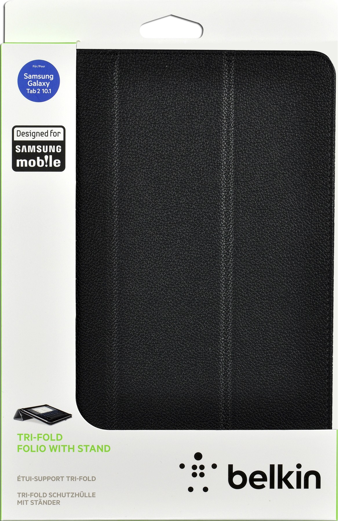 Belkin Trifold Folio Sleeve etui for Tab 10.1" (sort)