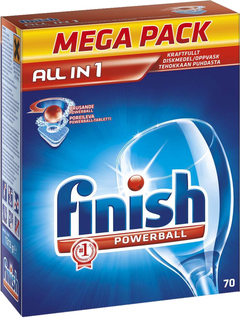 Finish Powerball alt-i-et oppvaskmiddel 41504