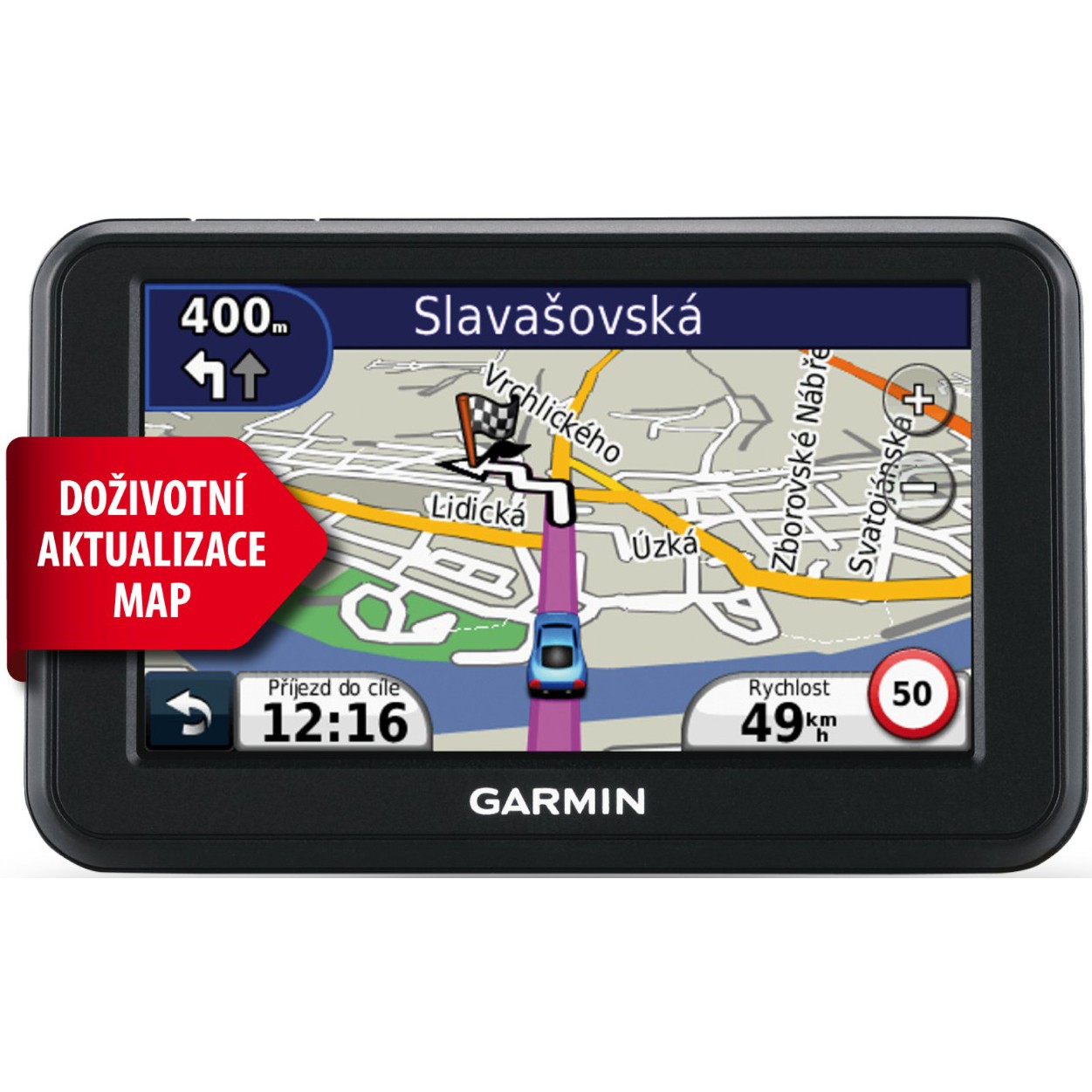 Garmin Nüvi 50 ČR Lifetime - navigace