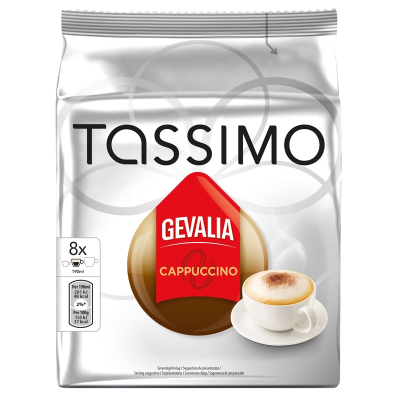 Gevalia Tassimo kapsler - Cappuccino