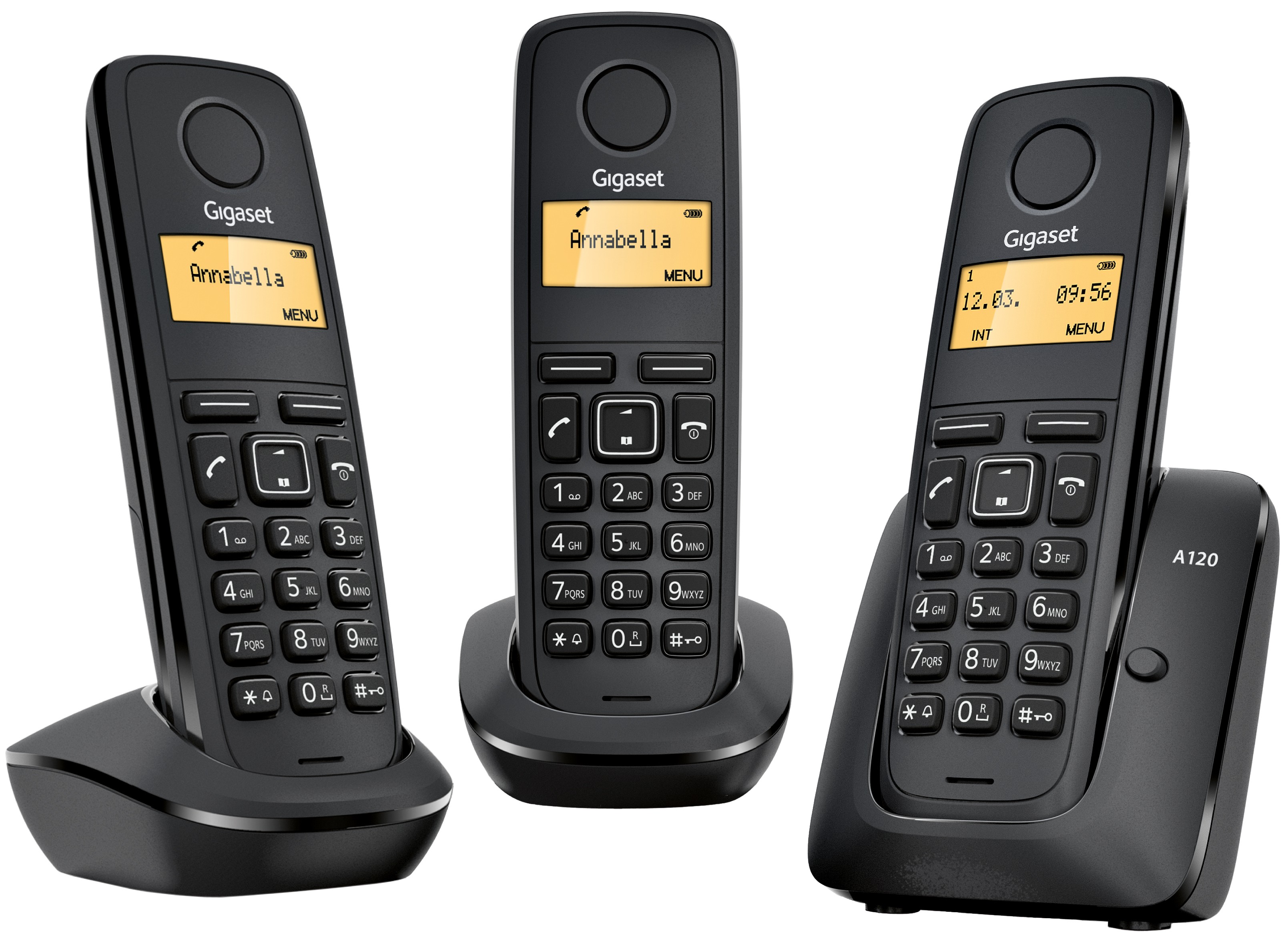 Gigaset A120 TRIO langaton DECT puhelin