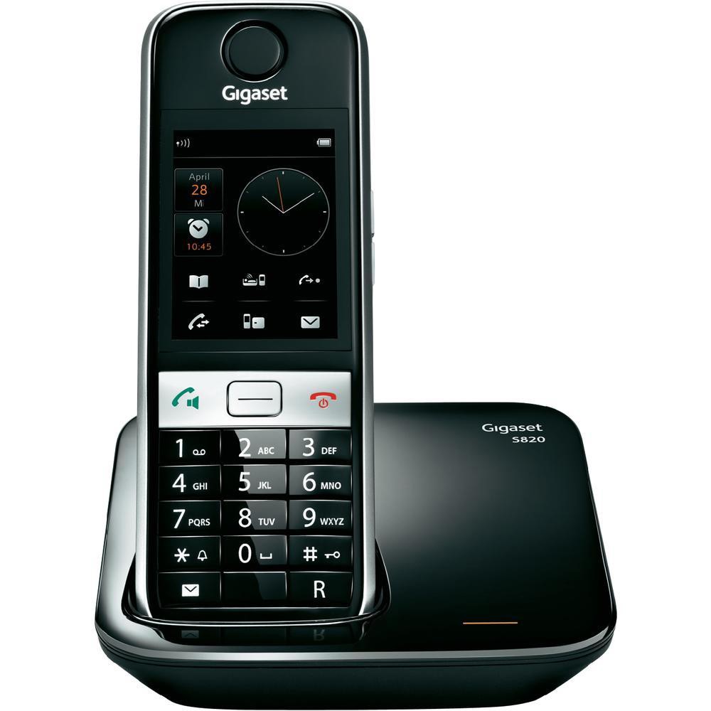 Siemens Gigaset S820 (čierny) –bezdrôtový telefón