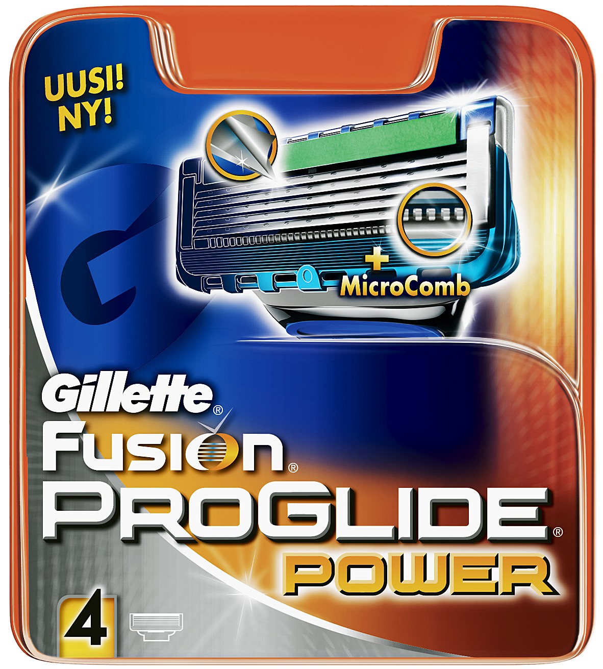Gillette Fusion ProGlide partahöylän vaihtoterät