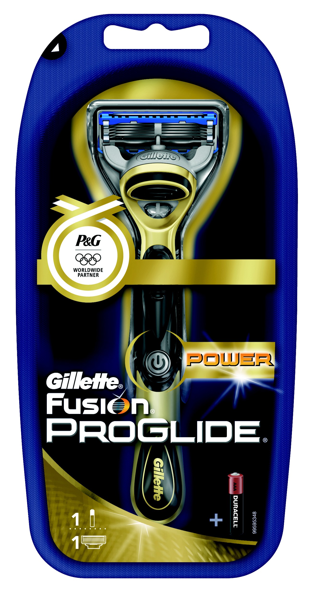 Gillette Fusion ProGlide Golden Power höylä