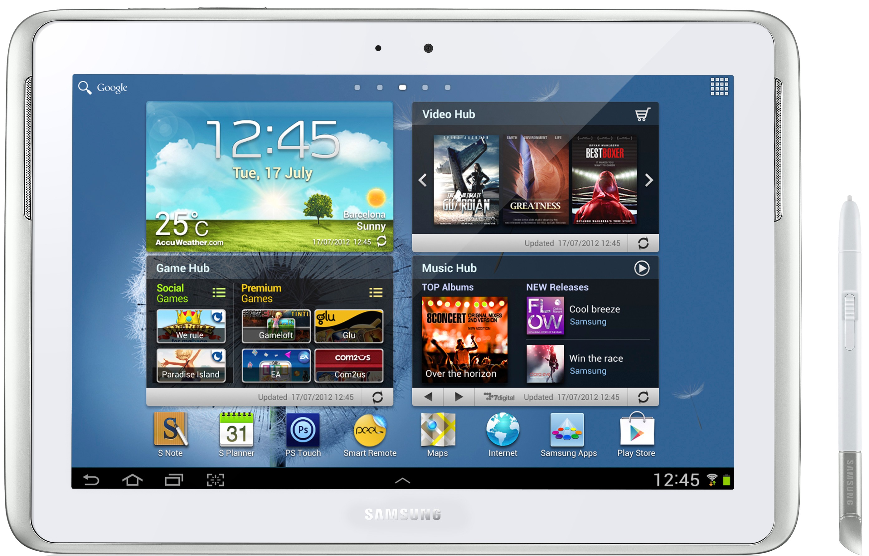 Samsung Galaxy Note 10.1" Wifi (Hvid)