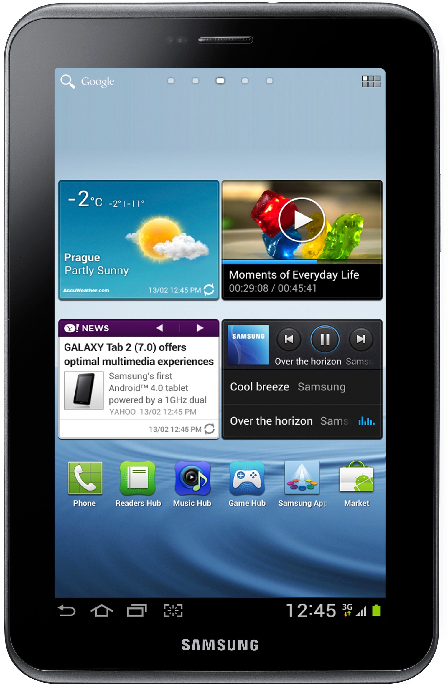 Samsung 7" Galaxy Tab 2 8GB Wifi + 3G (sort/sølv)