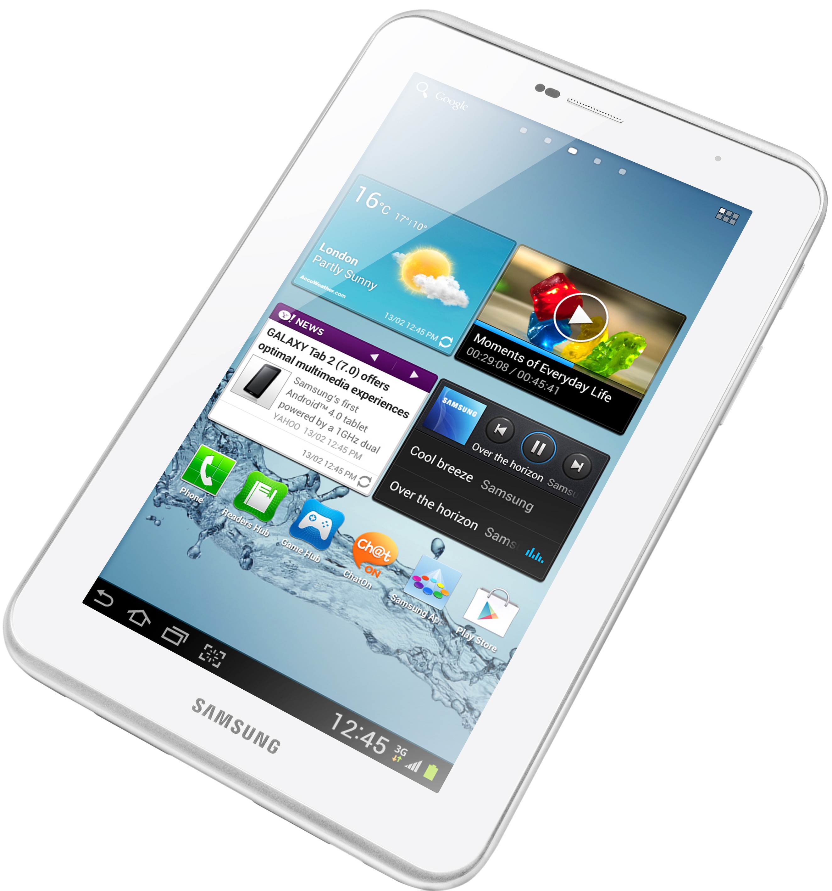 Samsung Galaxy Tab 2 7" 8GB Wi-Fi + 3G (vit)