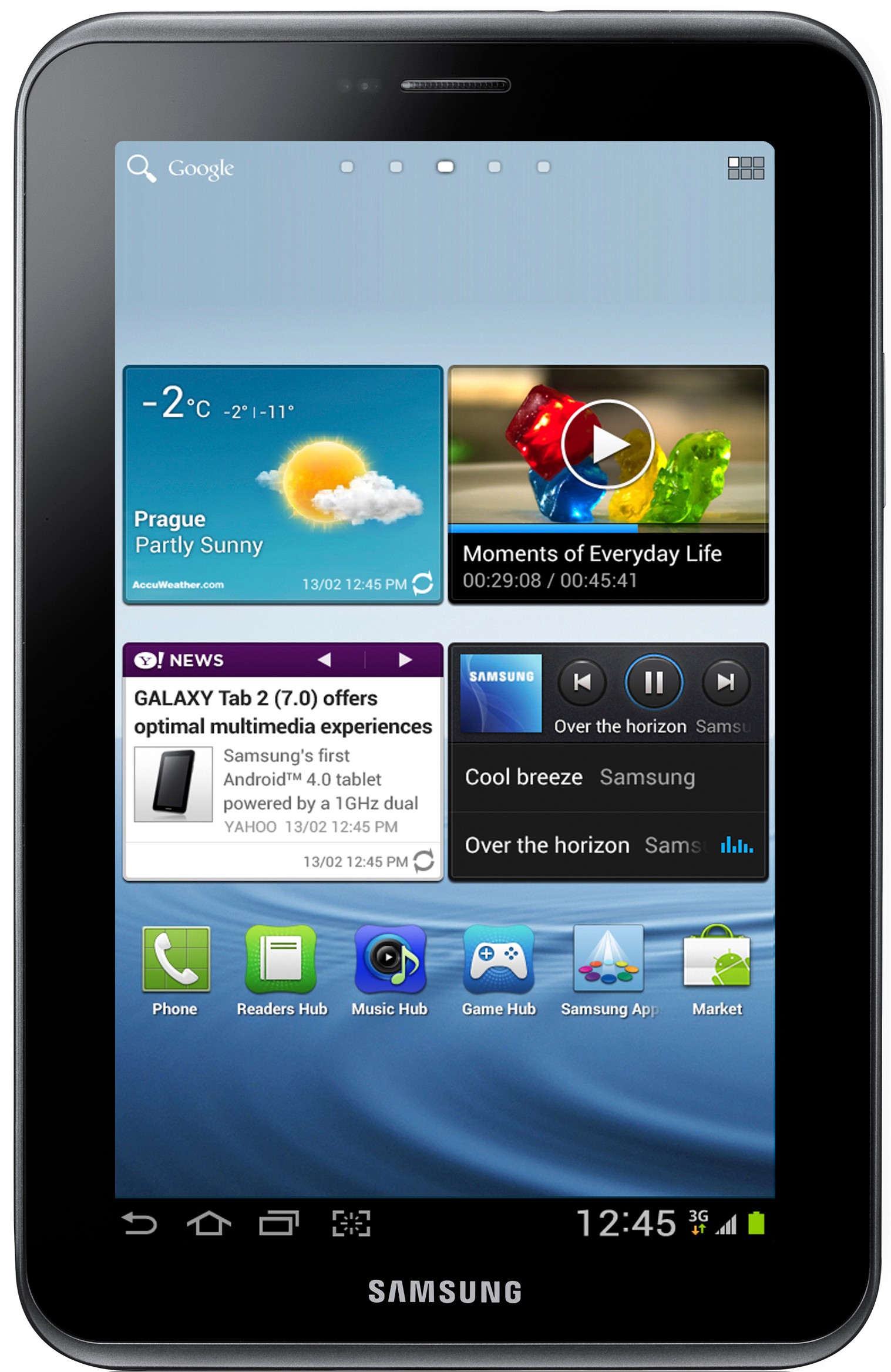 Samsung 7" Galaxy Tab 2 8GB Wifi (sort/titanium sølv)