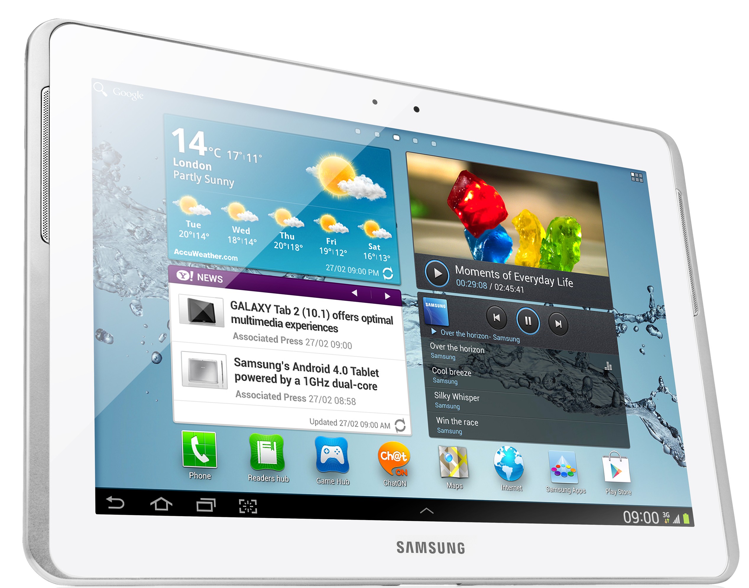 Samsung 10.1" Galaxy Tab 2 16GB Wifi + 3G (Hvid)