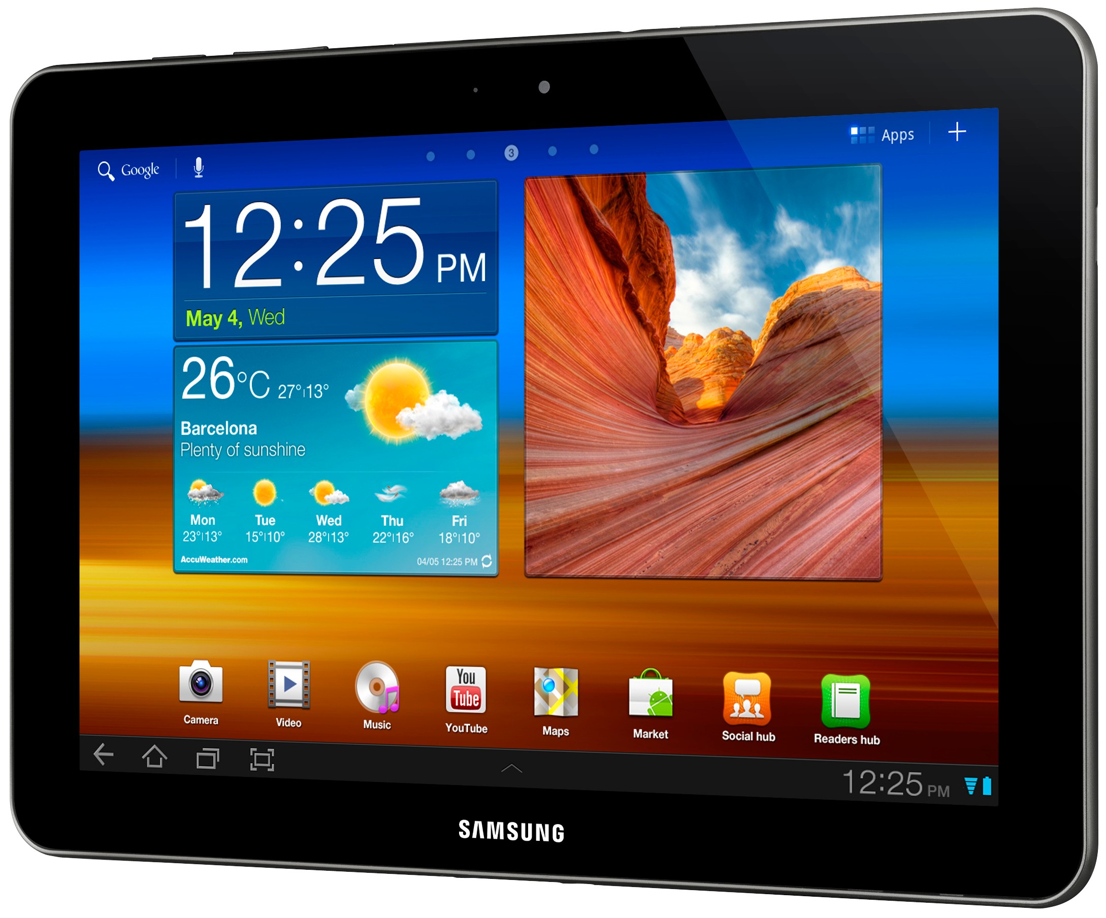 Samsung Galaxy Tab 10.1 16GB Wi-Fi + 3G (sort)