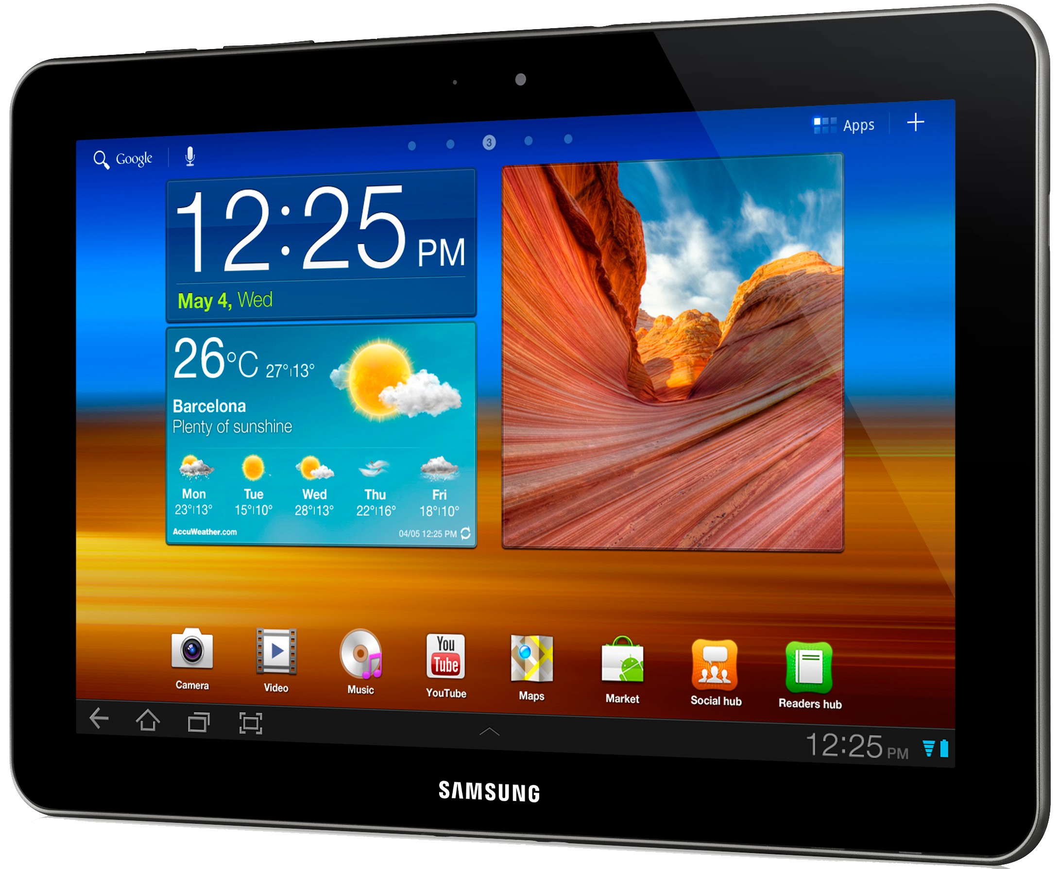 Samsung Galaxy Tab 10.1 16GB WiFi (svart)