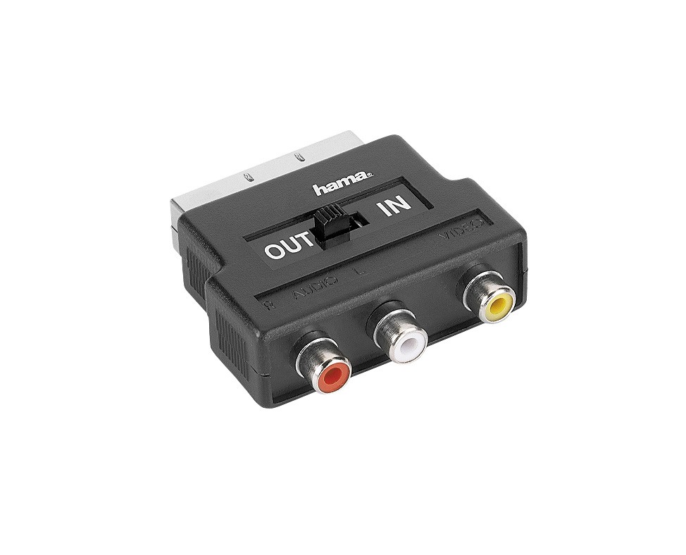 Hama Scart-adapter till 3x RCA