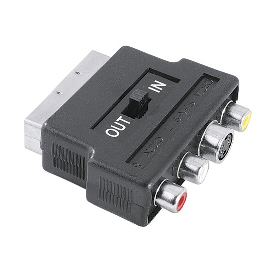 Hama videoadapter SCART- S-VHS/RCA (hunn)