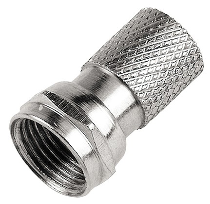 Hama F-kontakter till Satellitkabel 6.5 mm (2st)