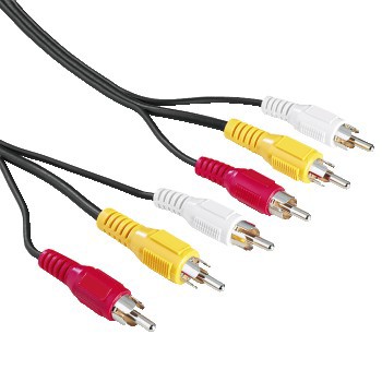 Hama Videokabel 3x RCA - 3x RCA (2m)