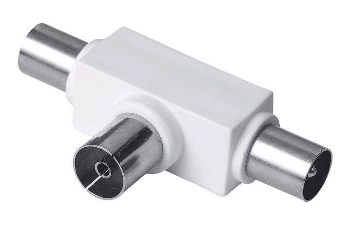 Hama Koaxial Antennsplitter 1 Kontakt - 2x Pluggar