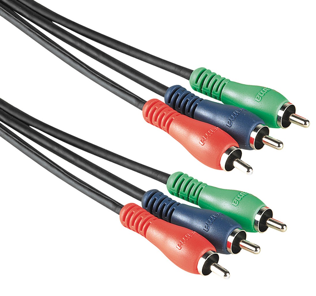 Hama Kabel YUV 3x RCA - 3x RCA (1m)