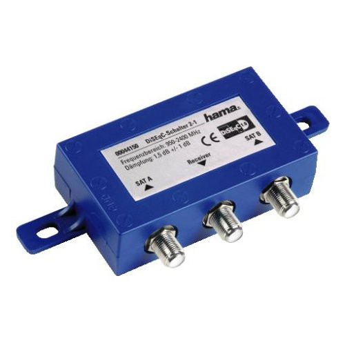 Hama DiSEqC switch for tilkobling av 2 LNB-hoder