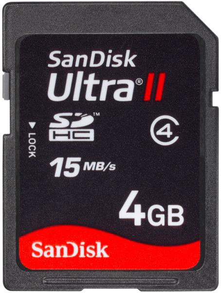 Hama Sandisk SDHC 4GB 55432 - paměťová karta