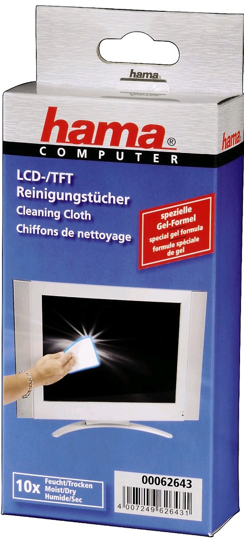 Hama Rengöringsdukar (10 våta + 10 torra)