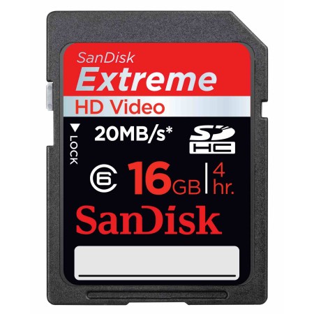 SanDisk 16GB Extreme SDHC 16GB class 6 - paměťová karta
