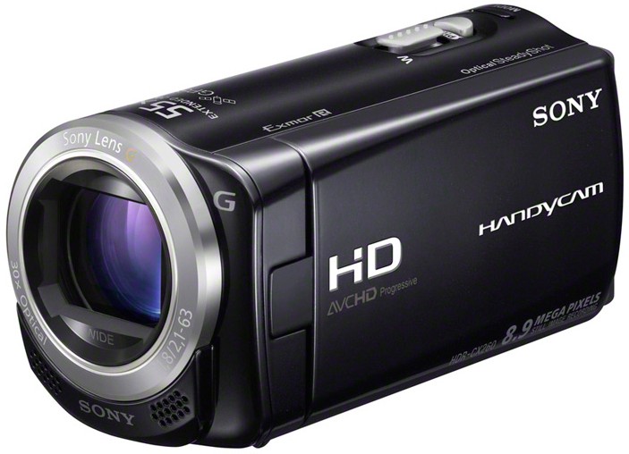 Sony HDR-CX260V Videokamera (svart)