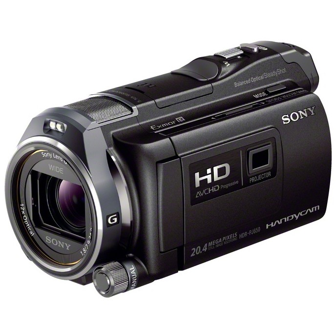 Sony HDR-PJ650 videokamera (sort)