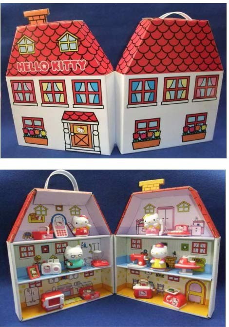 Hello Kitty papírový domeček EP01062