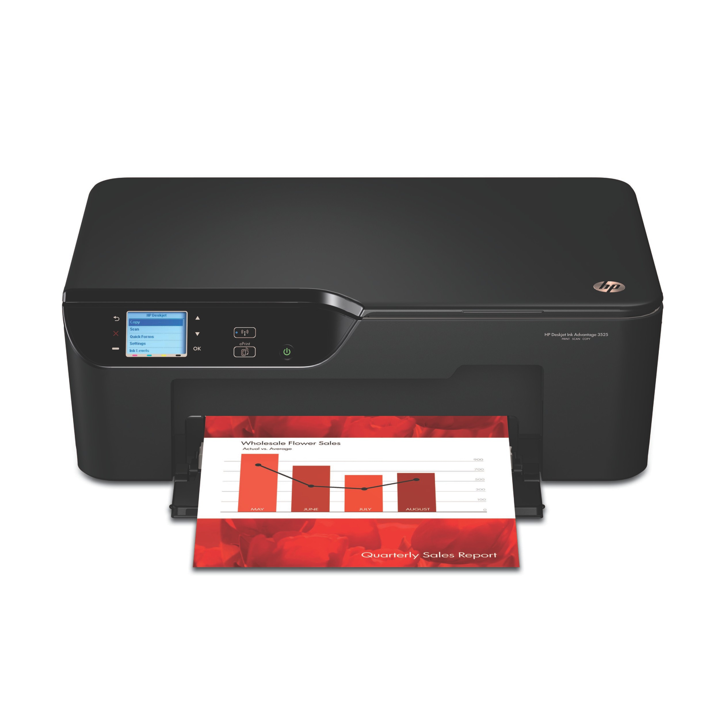 HP Deskjet Ink Advantage 3525 e-All-in-One - inkoustová multifunkční tiskárna