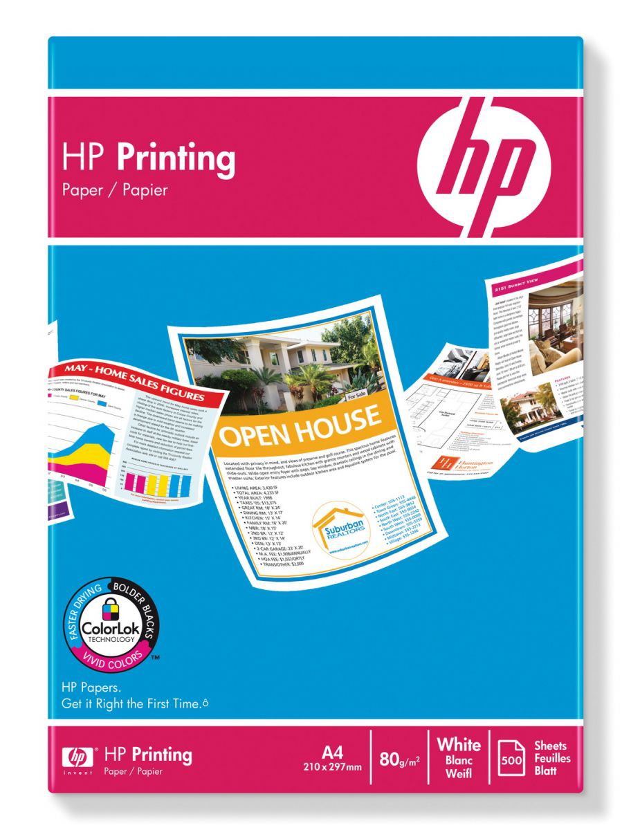 HP Printing Paper A4 80g/m2 500 listů - tiskový papír
