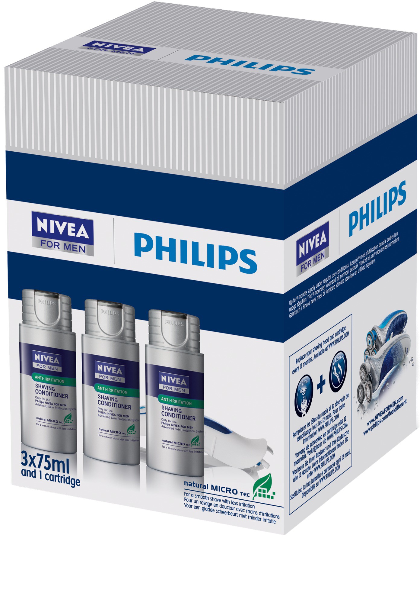 Nivea for men lotion 3-Pack