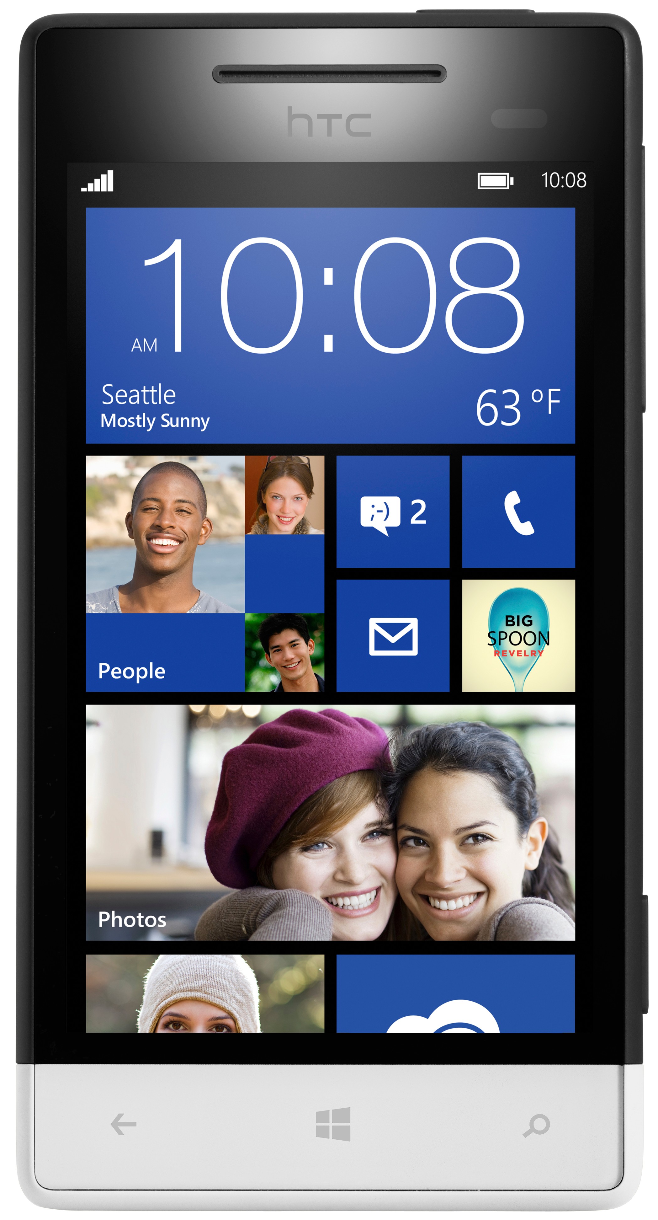 HTC Windows Phone 8S älypuhelin (musta)