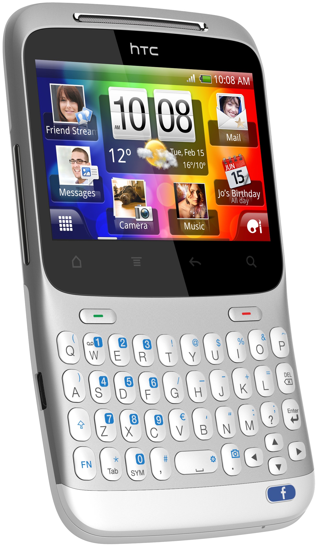 HTC ChaCha (hvit)