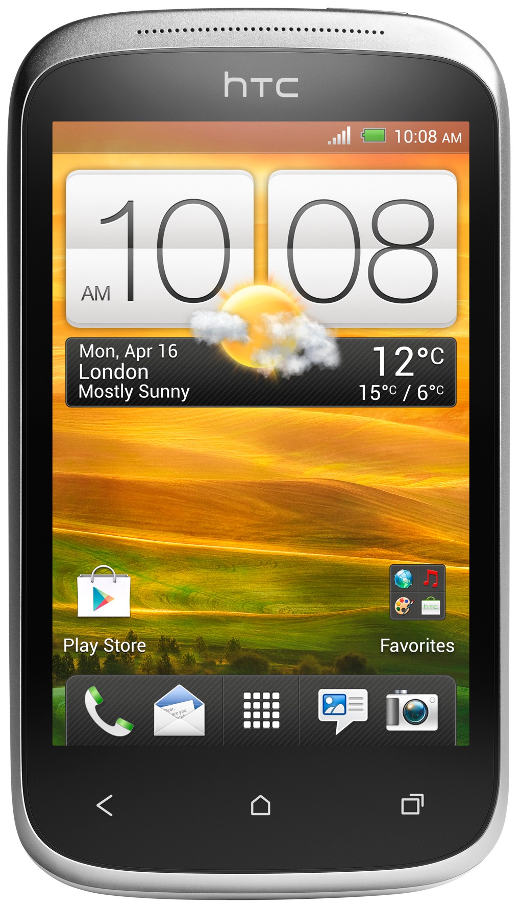 HTC Desire C smarttelefon (hvit)