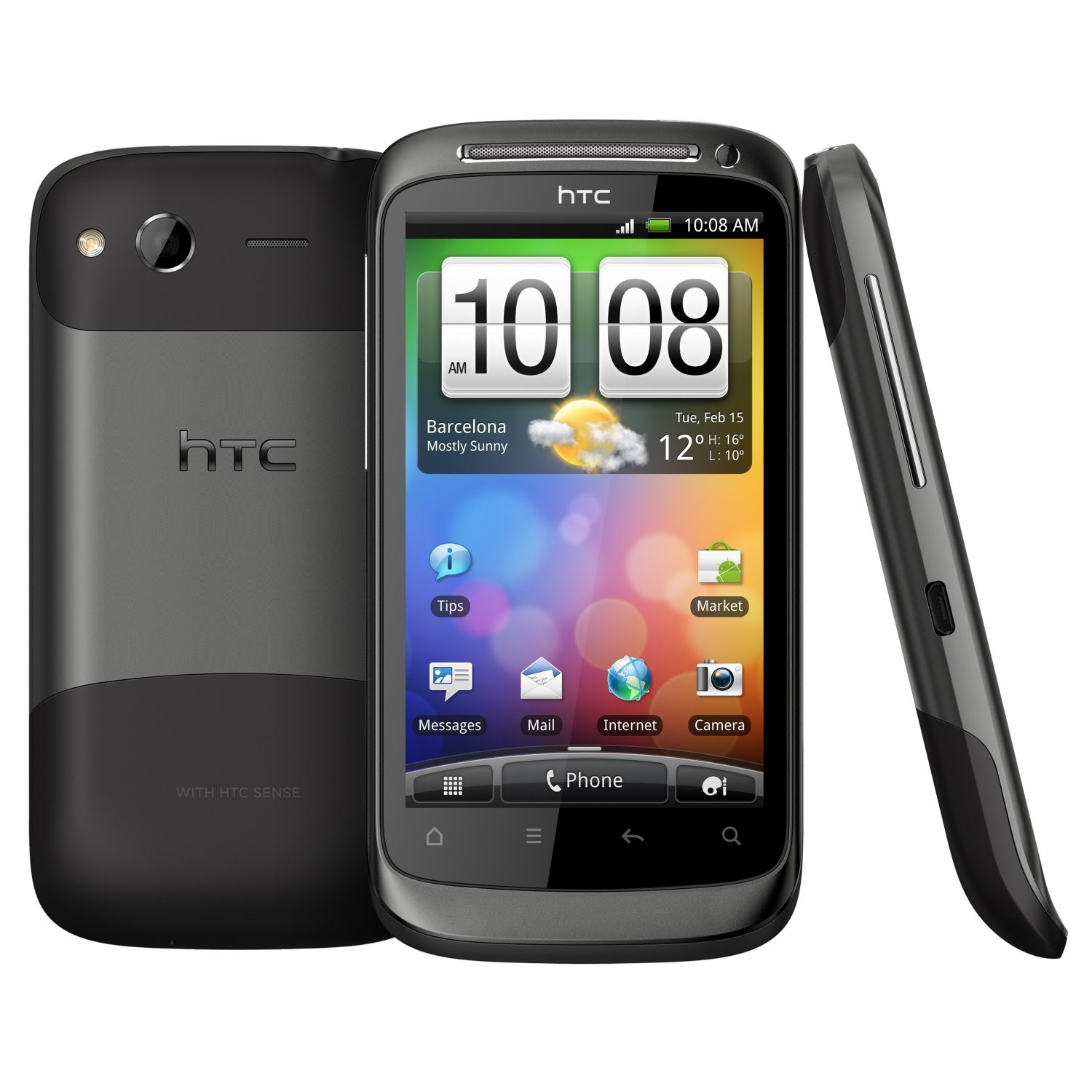 HTC Desire S stř&iacute;brn&yacute; (silver) - mobil