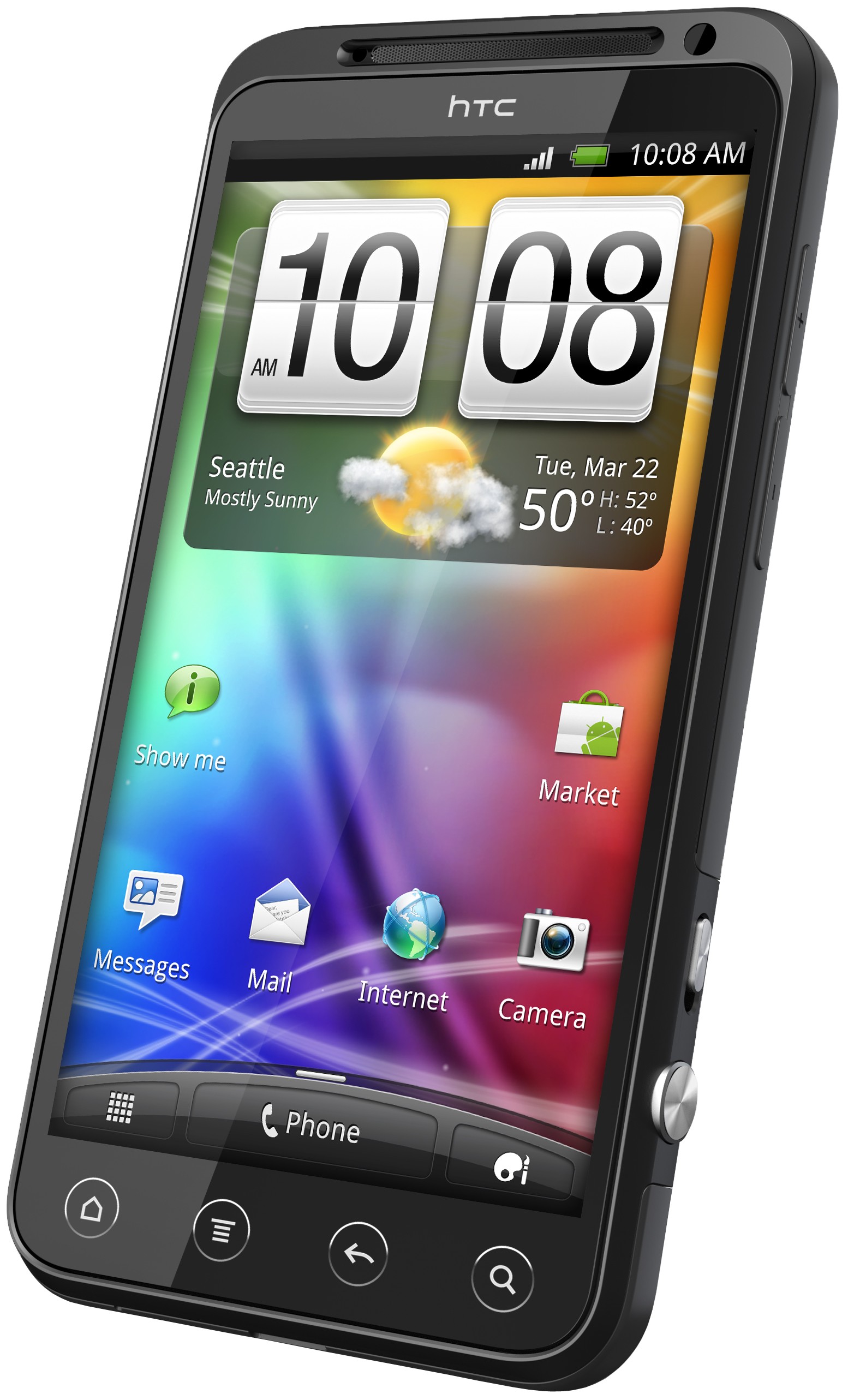 HTC Evo 3D &auml;lypuhelin (musta)