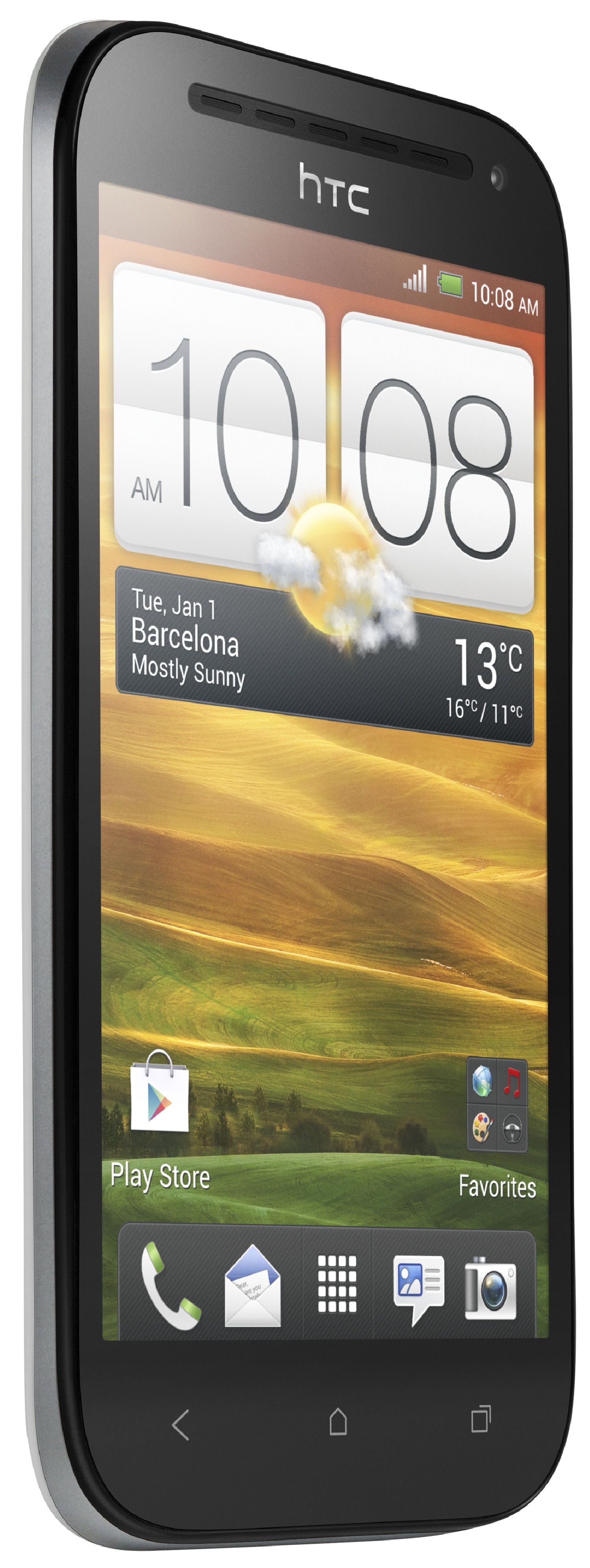 HTC One SV smartphone (hvid)